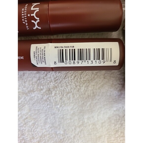 NEW UNOPENED 3 Pcs NYX Smooth Whip Matte Lip Cream - Vegan FAUX FUR COLOR  3 Pcs - Picture 3 of 10